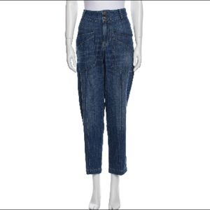 BA&SH Straight Leg Crop Jeans